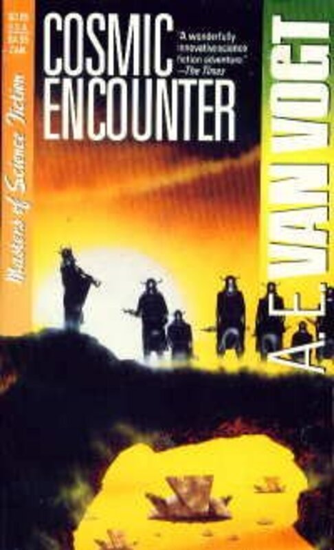 Book cover for "Cosmic Encounter" by AE van Vogt