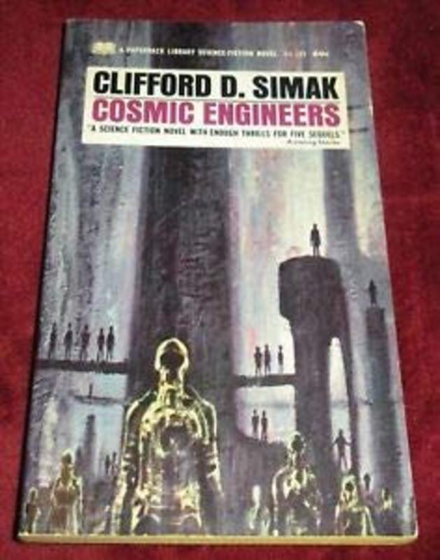 Book cover for "Cosmic Engineers" by Clifford D Simak