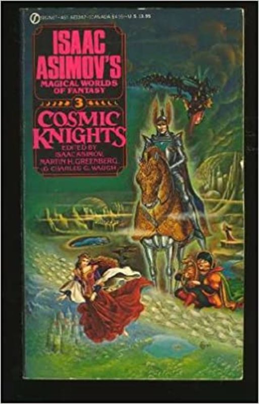 Book cover for "Cosmic Knights" by Isaac Asimov