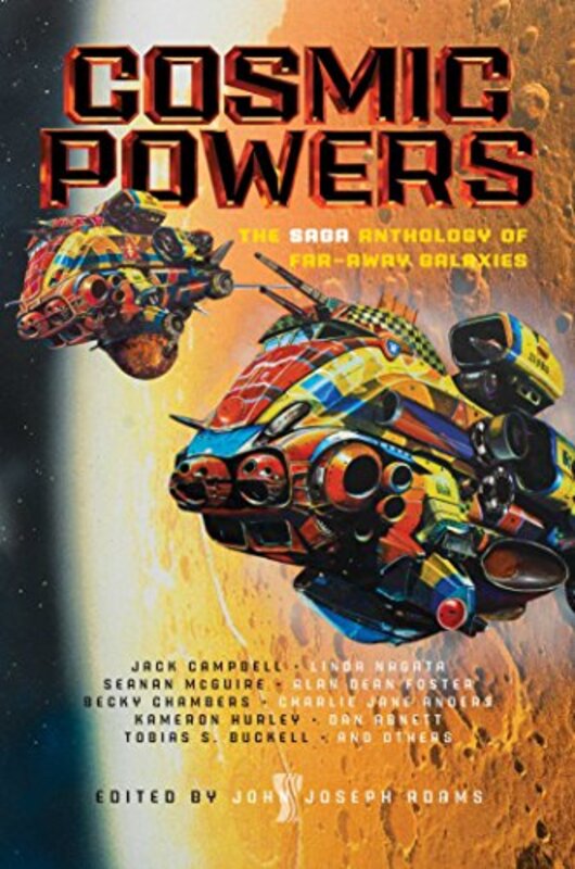Book cover for "Cosmic Powers" by John Joseph Adams