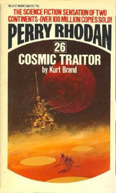 Book cover for "Cosmic Traitor" by Kurt Brand