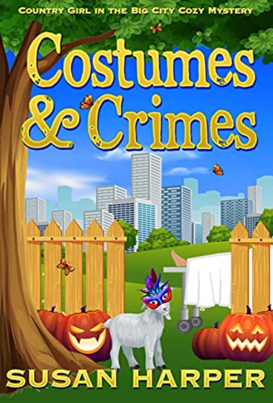 Book cover for "Costumes and Crimes" by Susan Harper