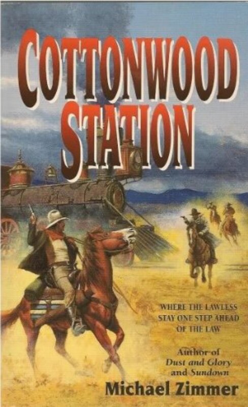 Book cover for "Cottonwood Station" by Michael Zimmer
