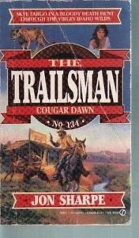 Book cover for "Cougar Dawn" by Jon Sharpe