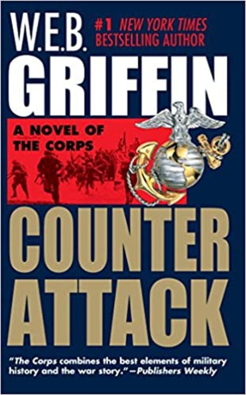 Book cover for "Counterattack" by W.E.B. Griffin