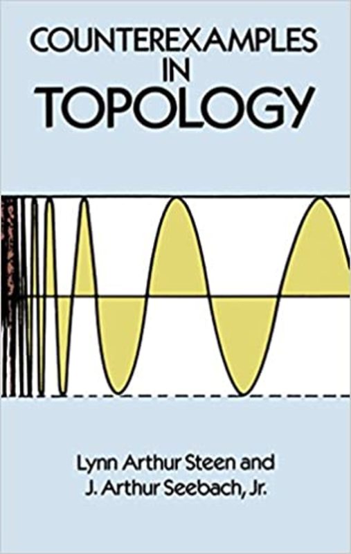 Book cover for "Counterexamples in Topology" by Lynn Arthur Steen
