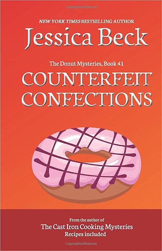 Book cover for "Counterfeit Confections" by Jessica Beck