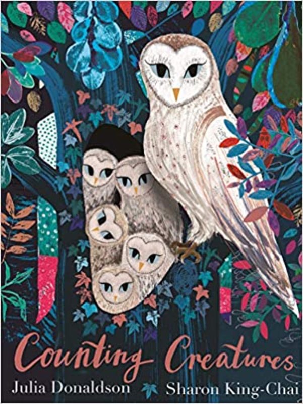 Book cover for "Counting Creatures" by Julia Donaldson