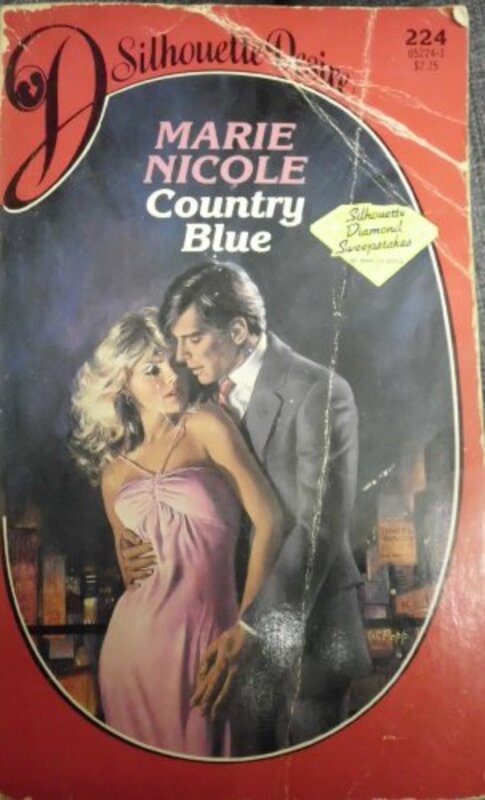 Book cover for "Country Blue" by Marie Ferrarella