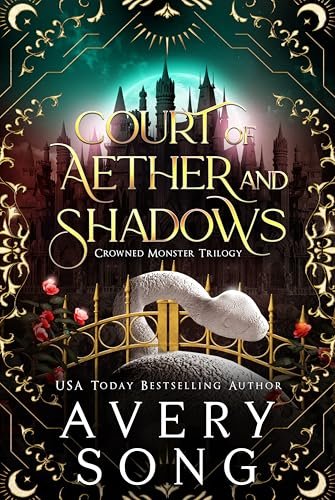 Book cover for "Court of Aether and Shadows" by Avery Song