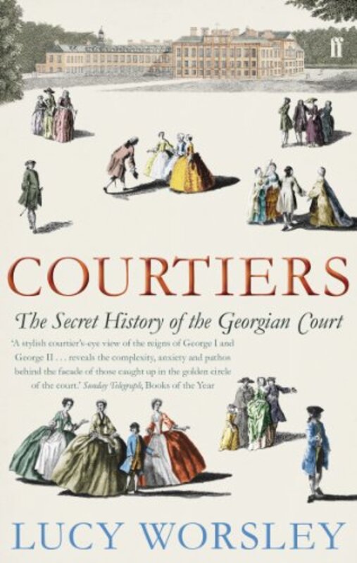 Book cover for "Courtiers" by Lucy Worsley
