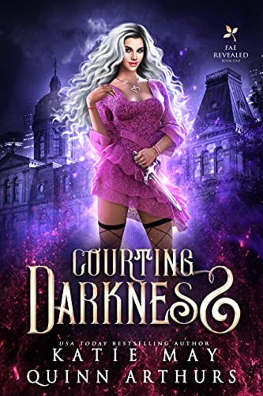 Book cover for "Courting Darkness" by Katie May