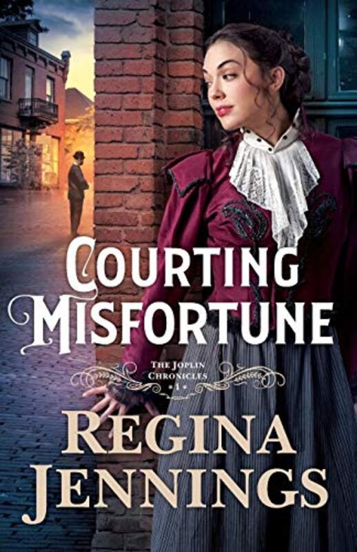 Book cover for "Courting Misfortune" by Regina Jennings