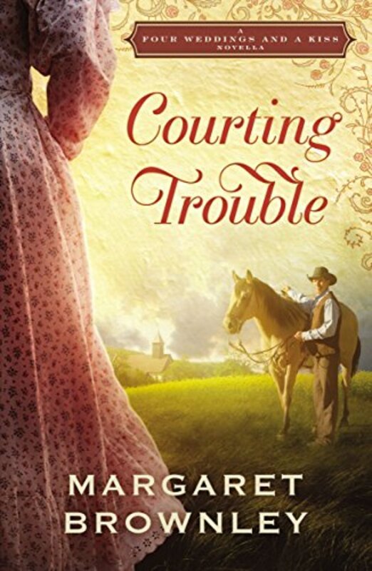 Book cover for "Courting Trouble" by Margaret Brownley