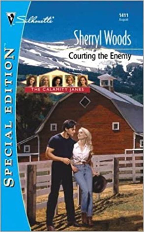 Book cover for "Courting the Enemy" by Sherryl Woods