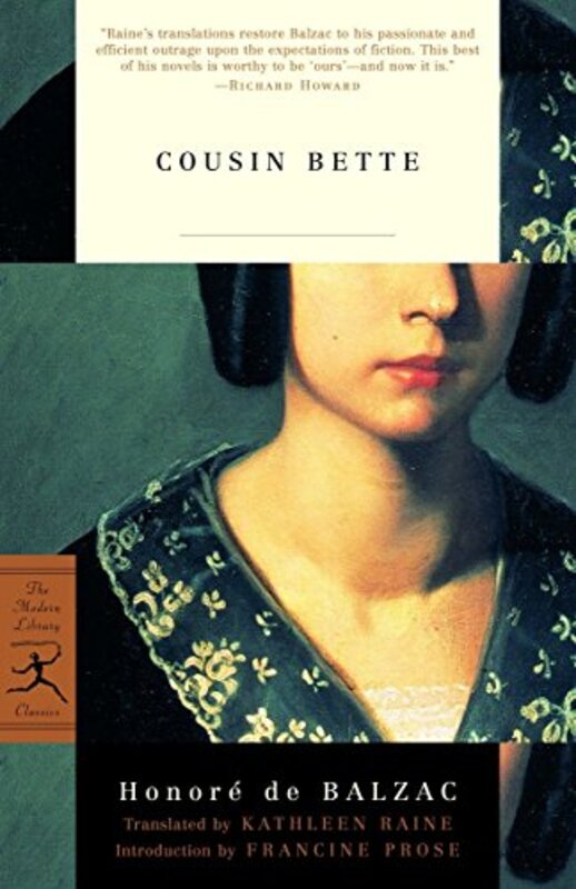 Book cover for "Cousin Bette" by Honore de Balzac
