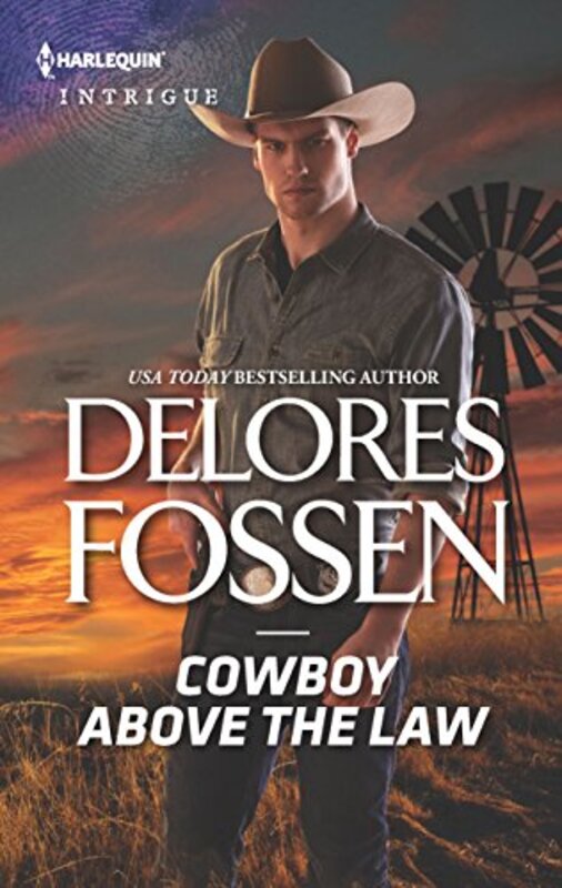 Book cover for "Cowboy Above the Law" by Delores Fossen