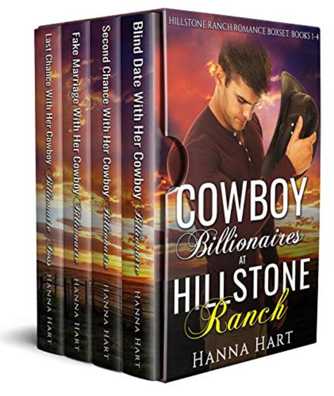 Book cover for "Cowboy Billionaires At Hillstone Ranch Boxset" by Hanna Hart