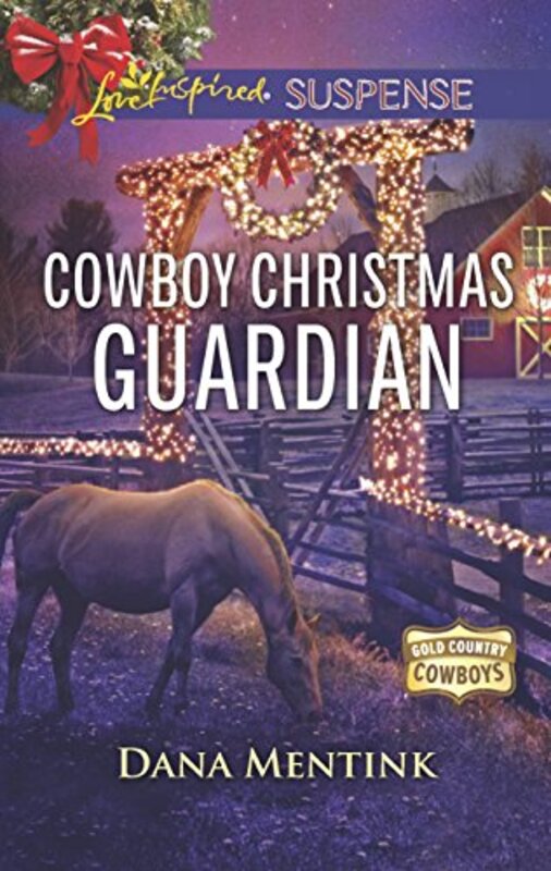 Book cover for "Cowboy Christmas Guardian" by Dana Mentink