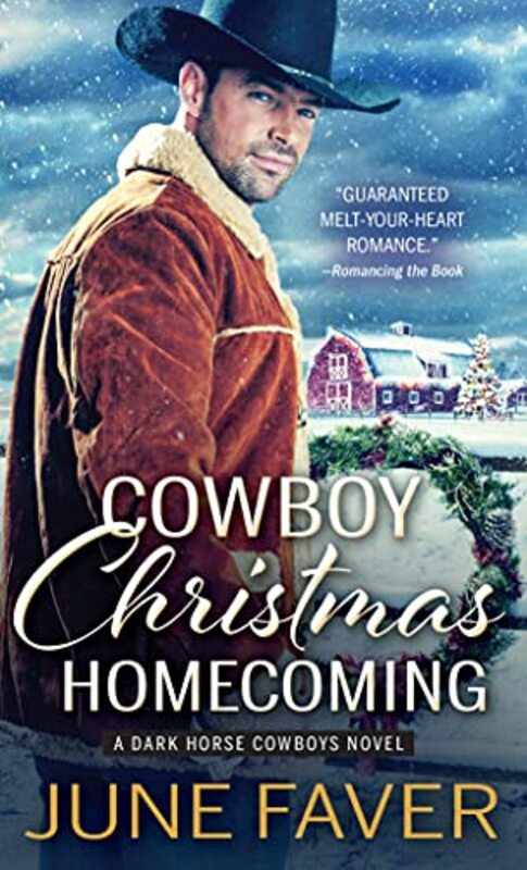 Book cover for "Cowboy Christmas Homecoming" by June Faver