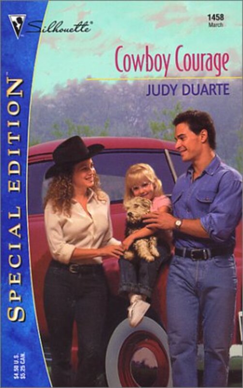 Book cover for "Cowboy Courage" by Judy Duarte