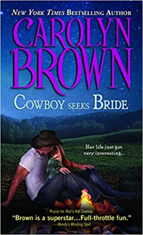 Book cover for "Cowboy Seeks Bride" by Carolyn Brown