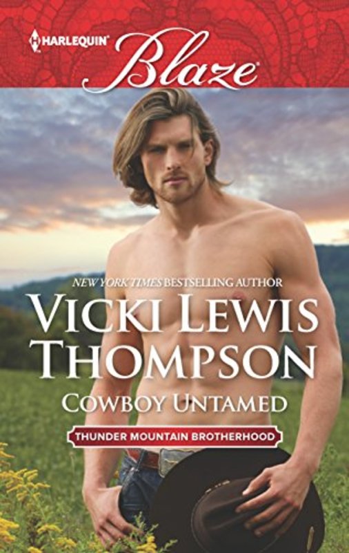 Book cover for "Cowboy Untamed" by Vicki Lewis Thompson