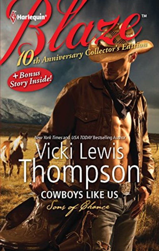 Book cover for "Cowboys Like Us" by Vicki Lewis Thompson
