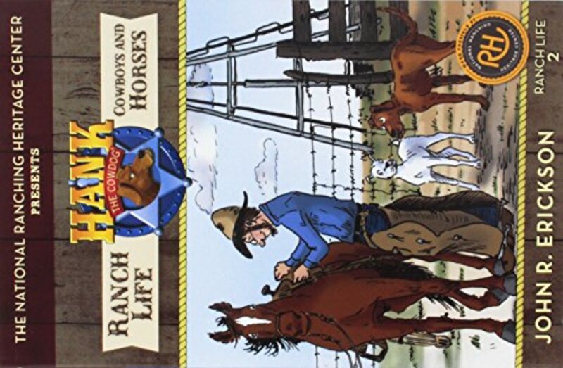 Book cover for "Cowboys and Horses" by John R Erickson
