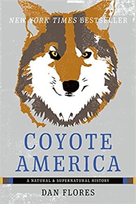 Book cover for "Coyote America" by Dan Flores