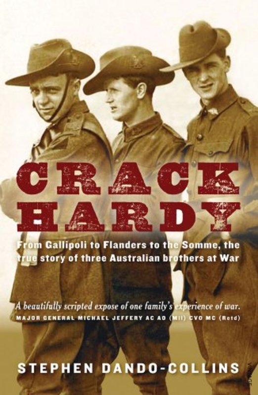 Book cover for "Crack Hardy" by Stephen Dando Collins