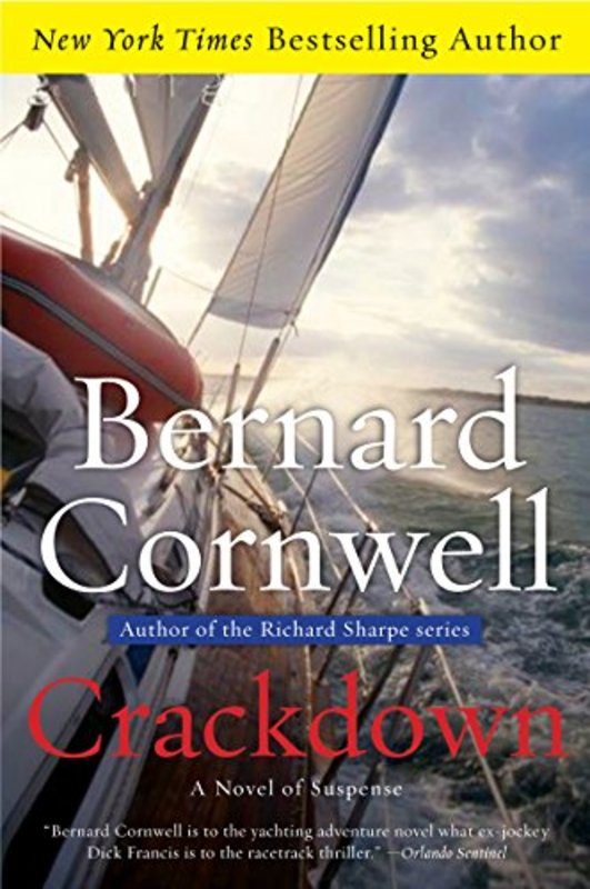 Book cover for "Crackdown" by Bernard Cornwell