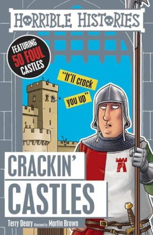 Book cover for "Crackin' Castles" by Terry Deary