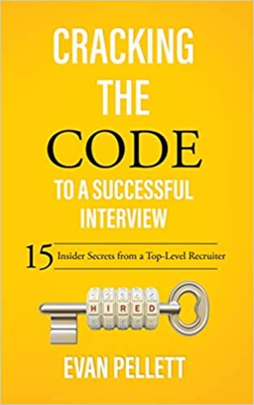 Book cover for "Cracking the Code to a Successful Interview" by Evan Pellett