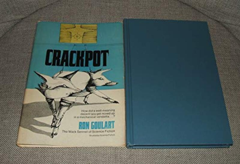 Book cover for "Crackpot" by Ron Goulart