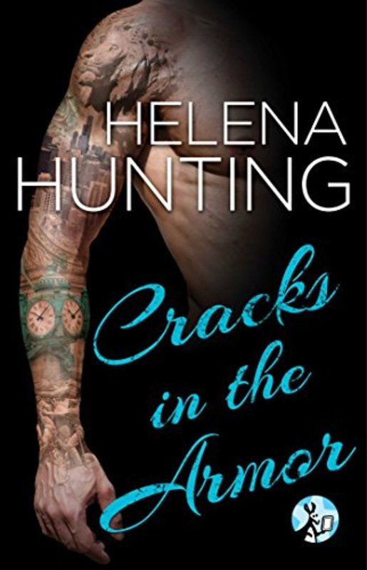 Book cover for "Cracks in the Armor" by Helena Hunting