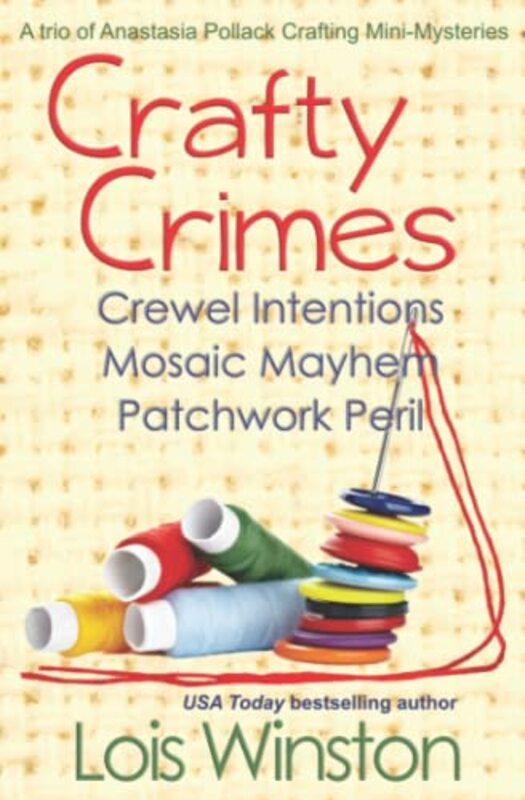 Book cover for "Crafty Crimes" by Lois Winston