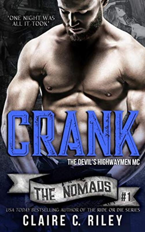 Book cover for "Crank" by Claire C Riley