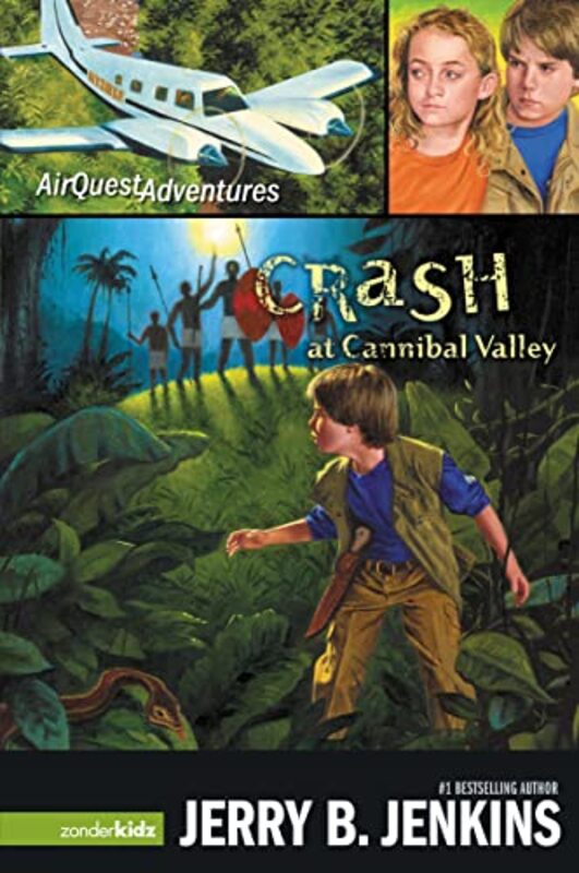 Book cover for "Crash at Cannibal Valley" by Jerry B Jenkins