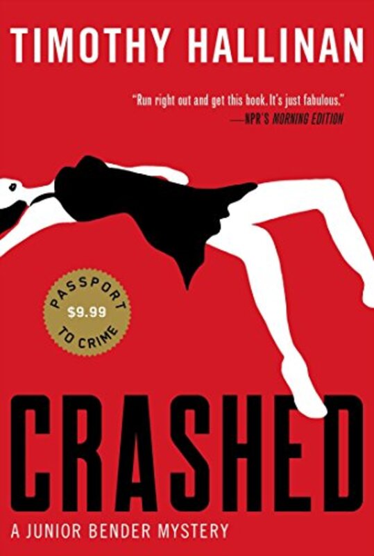 Book cover for "Crashed" by Timothy Hallinan