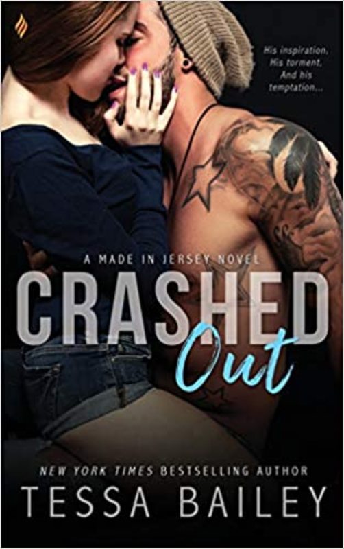 Book cover for "Crashed Out" by Tessa Bailey