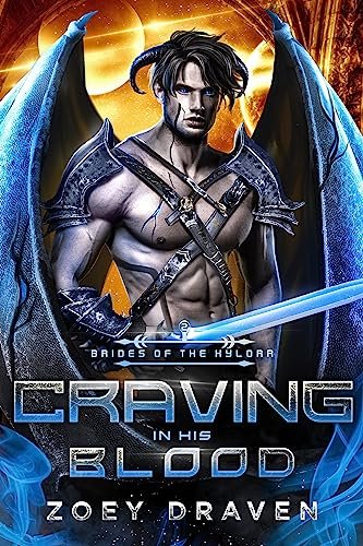 Book cover for "Craving in His Blood" by Zoey Draven