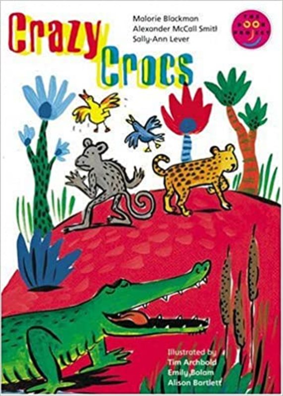 Book cover for "Crazy Crocs" by Malorie Blackman