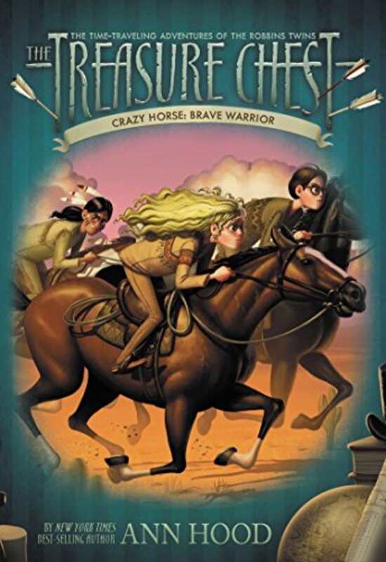 Book cover for "Crazy Horse: Brave Warrior" by Ann Hood