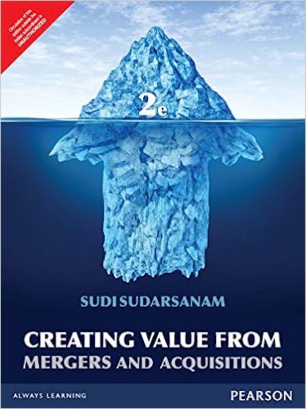 Book cover for "Creating Value From Mergers And Acquisitions" by Sudi Sudarsanam