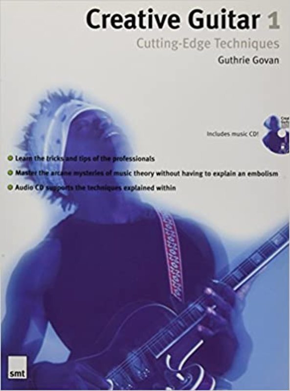 Book cover for "Creative Guitar 1" by Guthrie Govan
