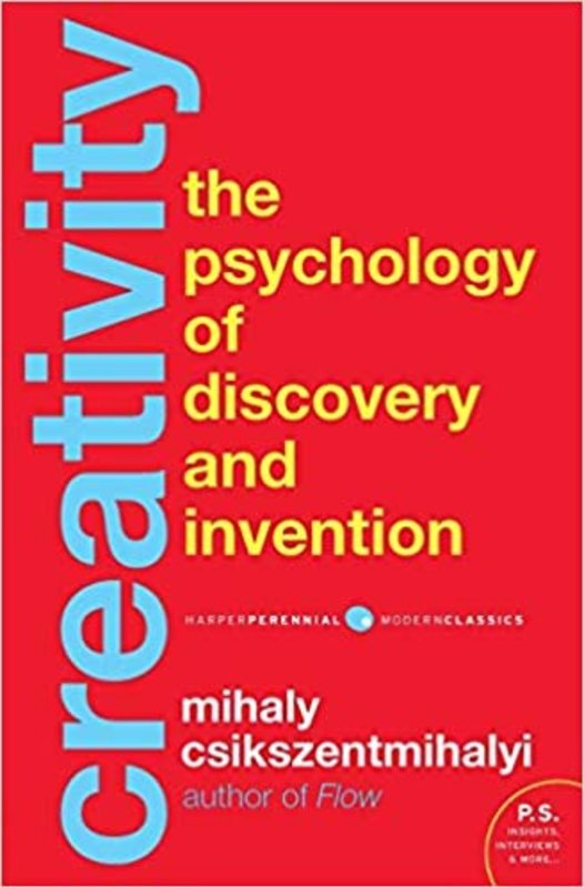 Book cover for "Creativity" by Mihaly Csikszentmihalyi