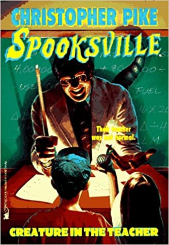 Book cover for "Creature in the Teacher" by Christopher Pike