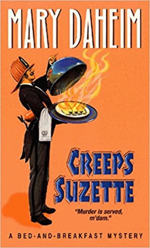 Book cover for "Creeps Suzette" by Mary Daheim