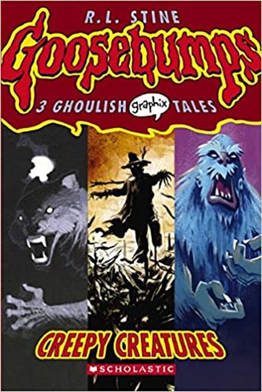 Book cover for "Creepy Creatures" by R.L. Stine